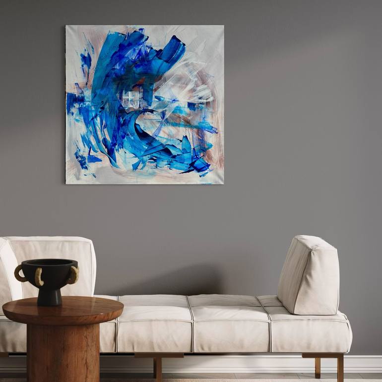 Original Abstract Expressionism Abstract Painting by Michelle Hold