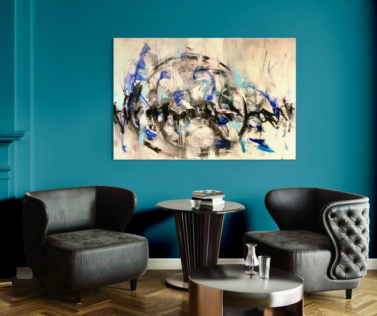 Original Abstract Expressionism Abstract Painting by Michelle Hold