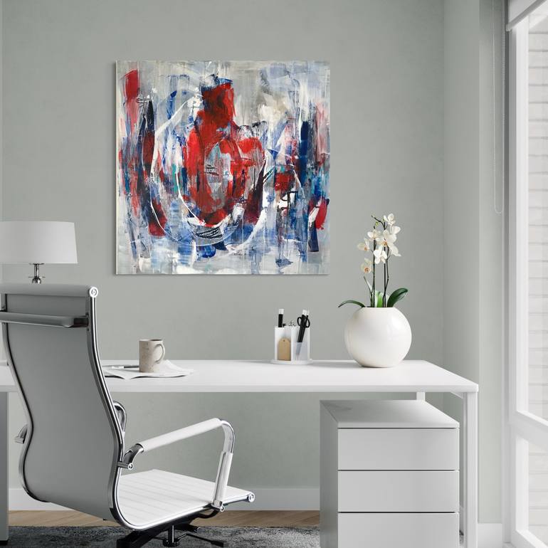 Original Abstract Expressionism Abstract Painting by Michelle Hold