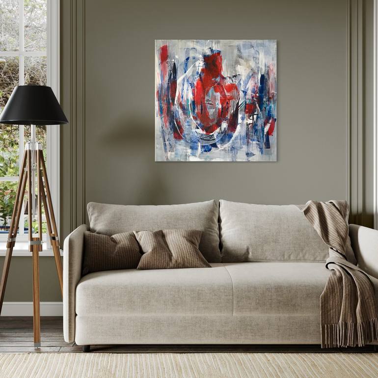 Original Abstract Expressionism Abstract Painting by Michelle Hold