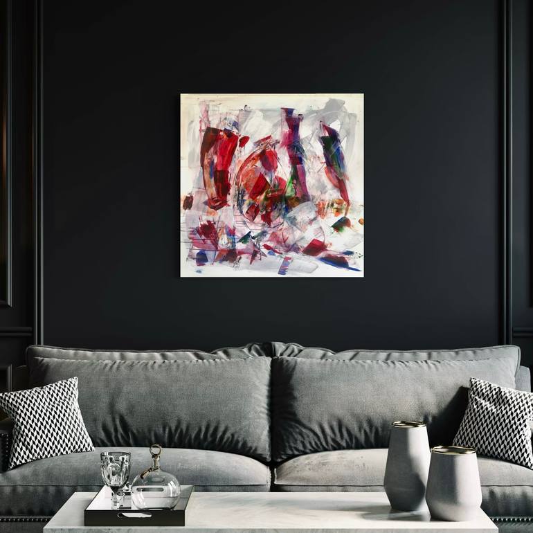 Original Abstract Expressionism Abstract Painting by Michelle Hold