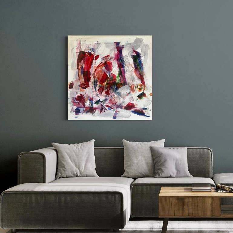 Original Abstract Expressionism Abstract Painting by Michelle Hold