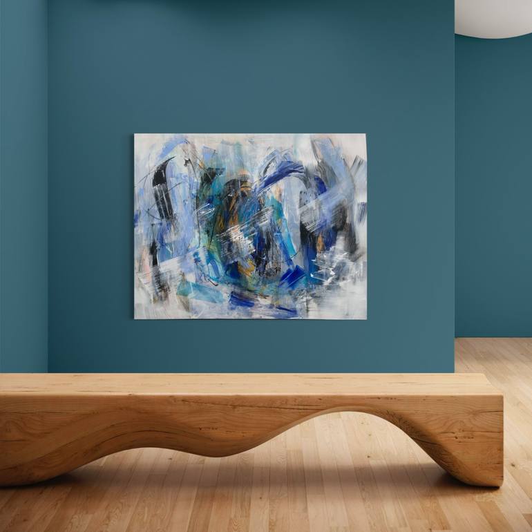 Original Abstract Expressionism Abstract Painting by Michelle Hold