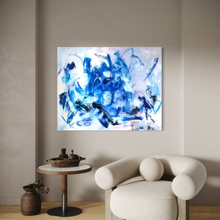 Original Abstract Expressionism Abstract Painting by Michelle Hold