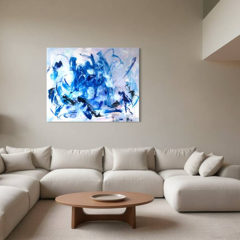 Original Abstract Expressionism Abstract Painting by Michelle Hold