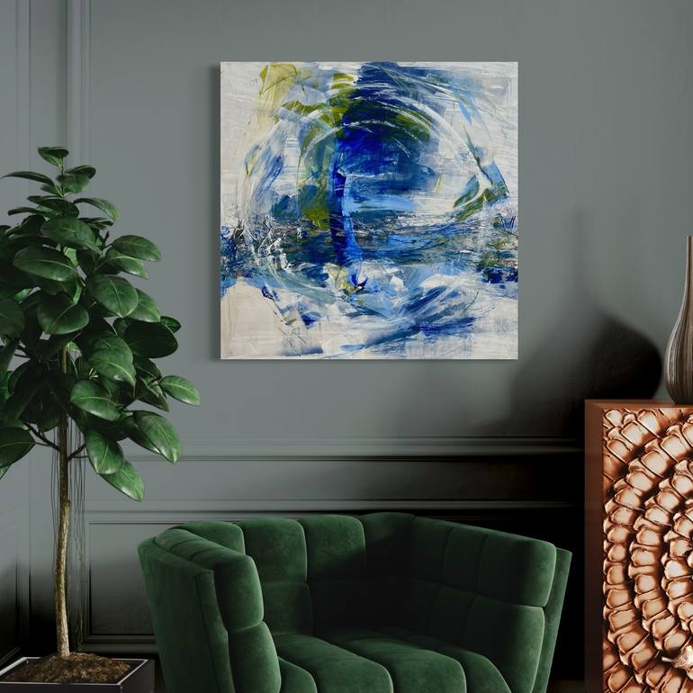 Original Abstract Expressionism Abstract Painting by Michelle Hold