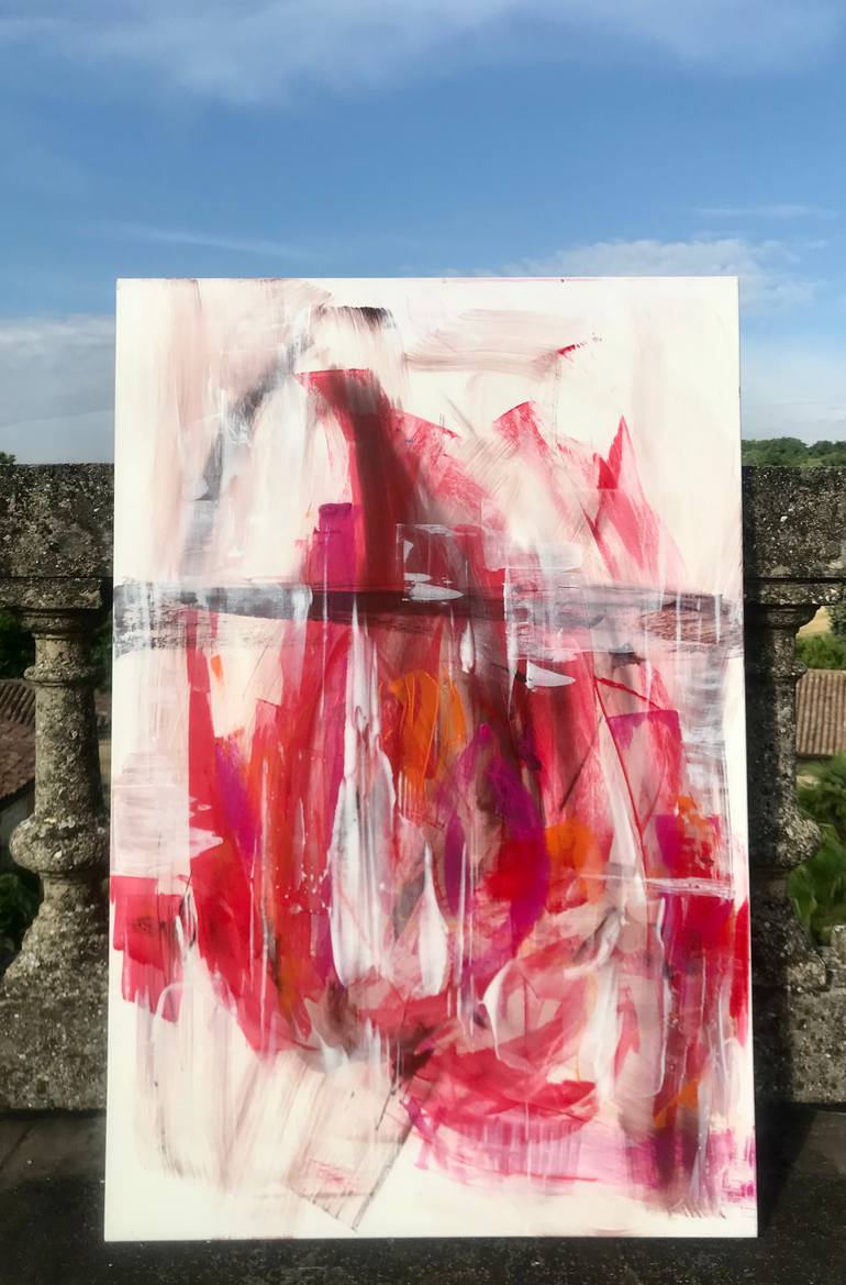 Original Abstract Expressionism Abstract Painting by Michelle Hold