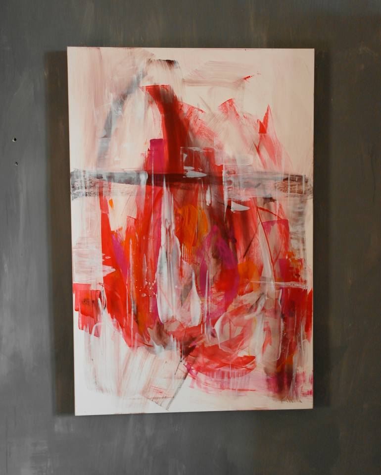 Original Abstract Expressionism Abstract Painting by Michelle Hold