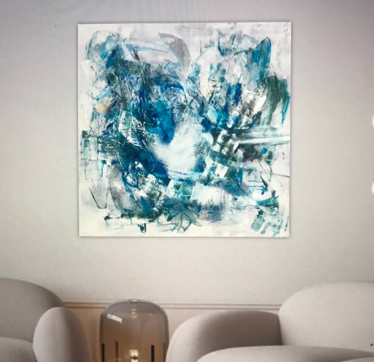 Original Abstract Expressionism Abstract Painting by Michelle Hold