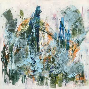 Original Abstract Expressionism Abstract Paintings by Michelle Hold