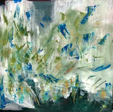 Original Abstract Expressionism Abstract Paintings by Michelle Hold