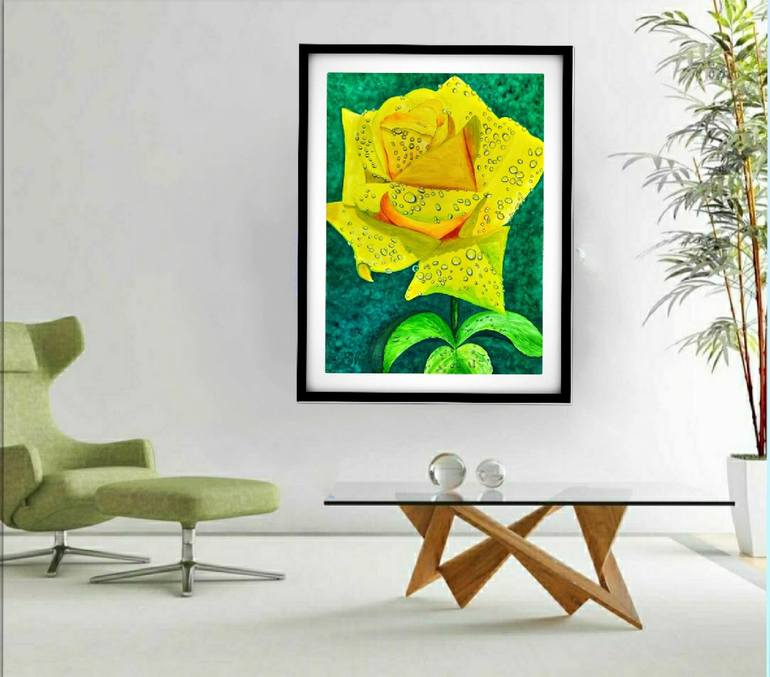Original Floral Painting by Shilpi Gupta