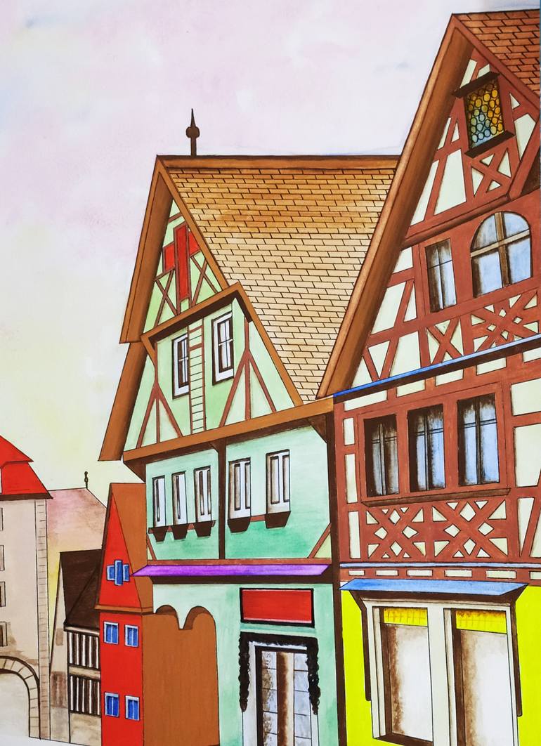 Original Photorealism Landscape Painting by Shilpi Gupta