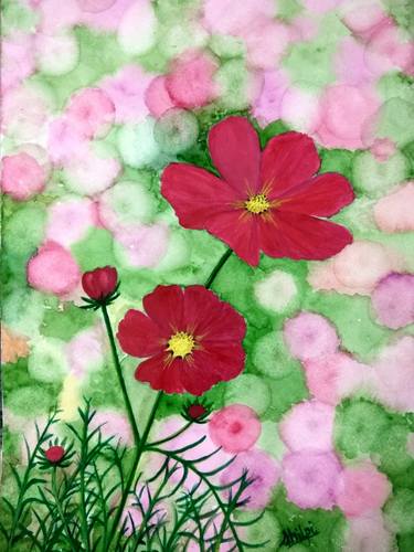 Print of Fine Art Floral Paintings by Shilpi Gupta