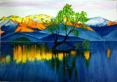 Print of Fine Art Landscape Paintings by Shilpi Gupta