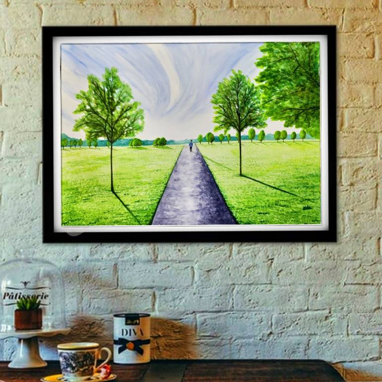Original Other Landscape Painting by Shilpi Gupta