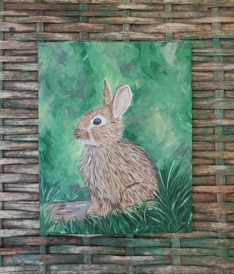 Original Realism Animal Painting by Anna Shkarban