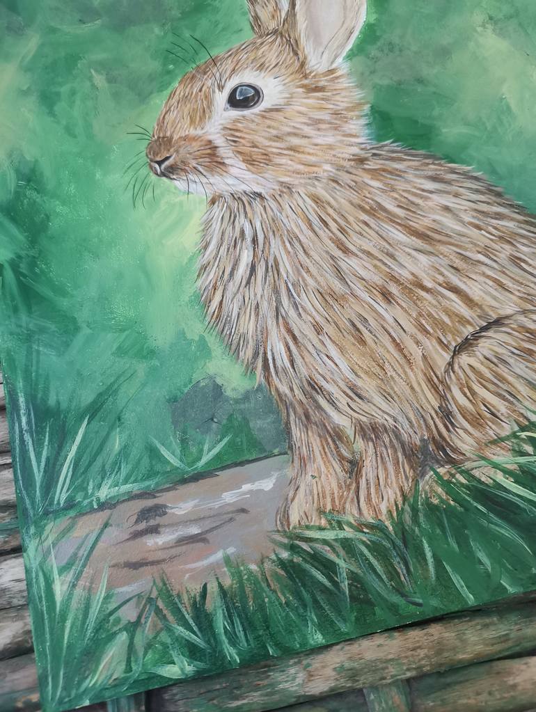 Original Realism Animal Painting by Anna Shkarban