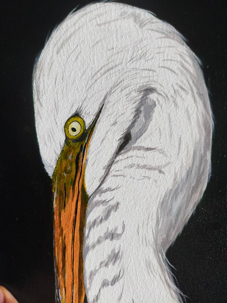 Original Symbolism Animal Painting by Anna Shkarban