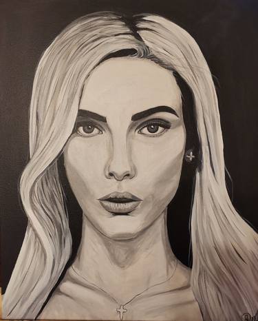 Print of Portraiture Portrait Paintings by Anna Shkarban