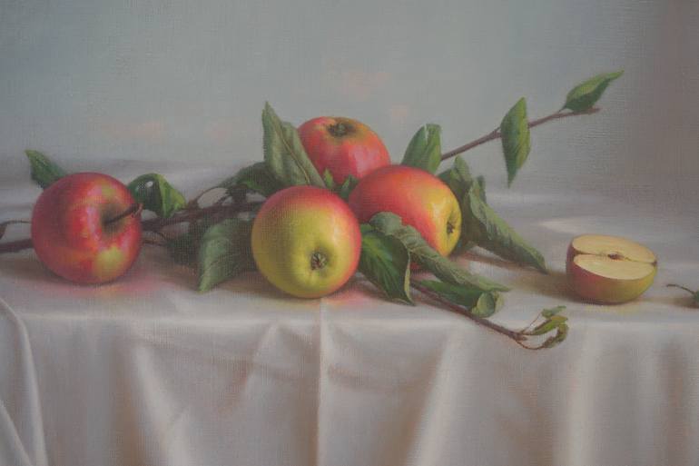Original Figurative Still Life Painting by Irina Trushkova