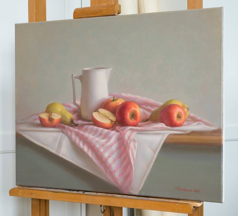 Original Realism Still Life Painting by Irina Trushkova