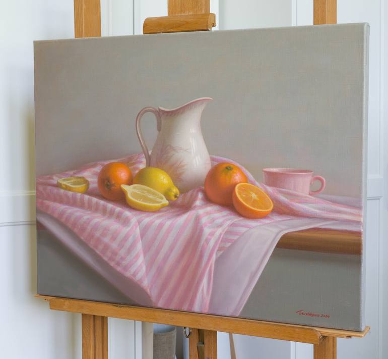 Original Realism Still Life Painting by Irina Trushkova