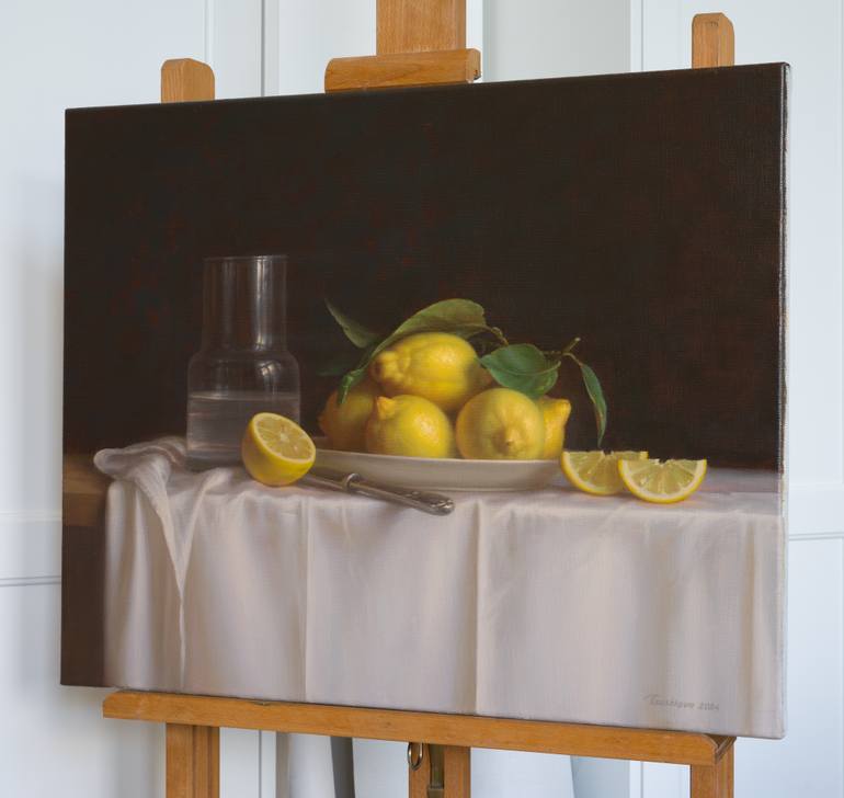 Original Figurative Still Life Painting by Irina Trushkova