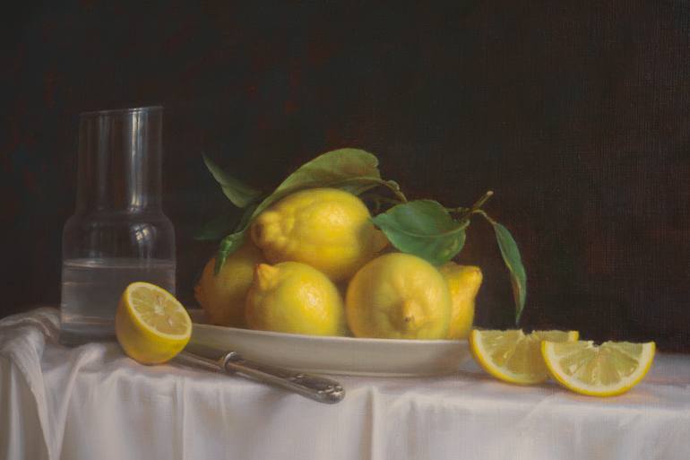 Original Figurative Still Life Painting by Irina Trushkova