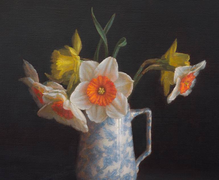 Original Figurative Still Life Painting by Irina Trushkova