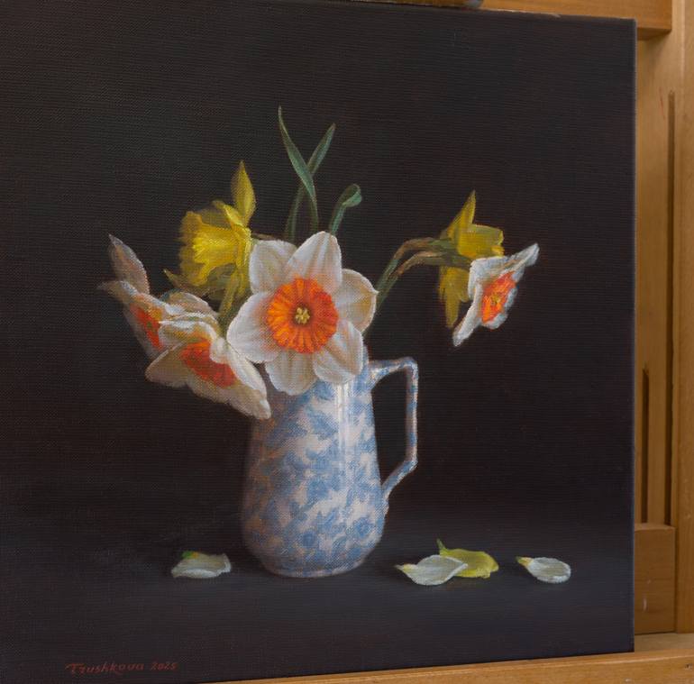Original Figurative Still Life Painting by Irina Trushkova