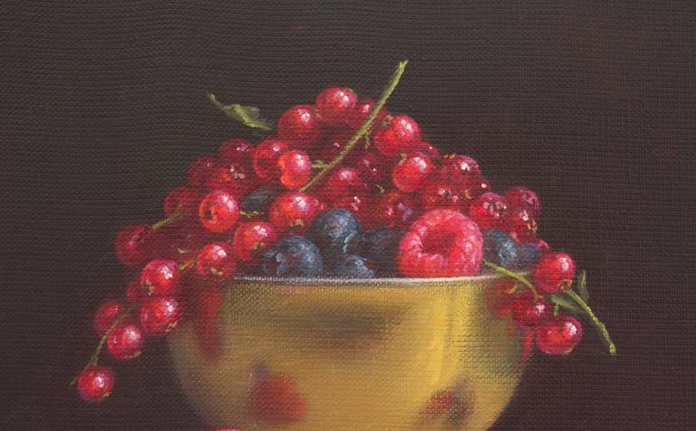 Original Modernism Still Life Painting by Irina Trushkova