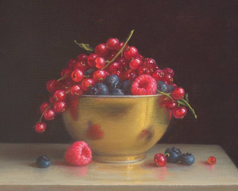 Original Modernism Still Life Painting by Irina Trushkova