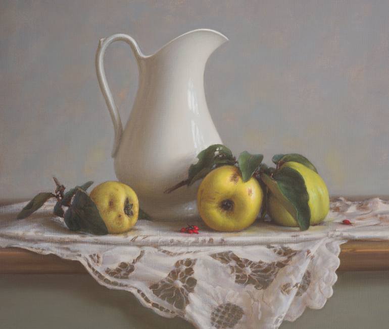 Original Realism Still Life Painting by Irina Trushkova