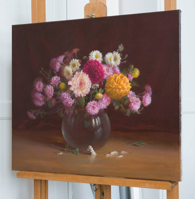 Original Figurative Still Life Painting by Irina Trushkova