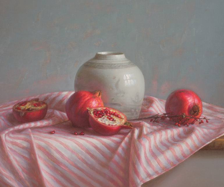 Original Realism Still Life Painting by Irina Trushkova