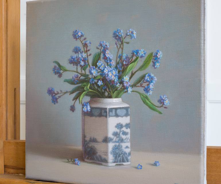 Original Figurative Floral Painting by Irina Trushkova