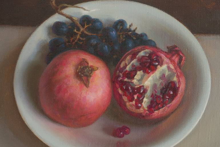 Original Realism Food Painting by Irina Trushkova