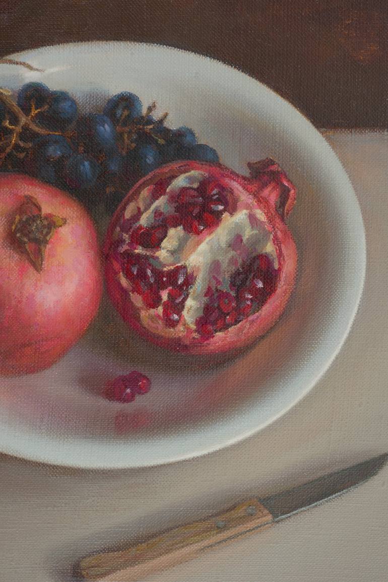 Original Realism Food Painting by Irina Trushkova