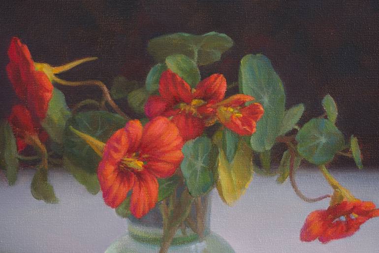 Original Floral Painting by Irina Trushkova