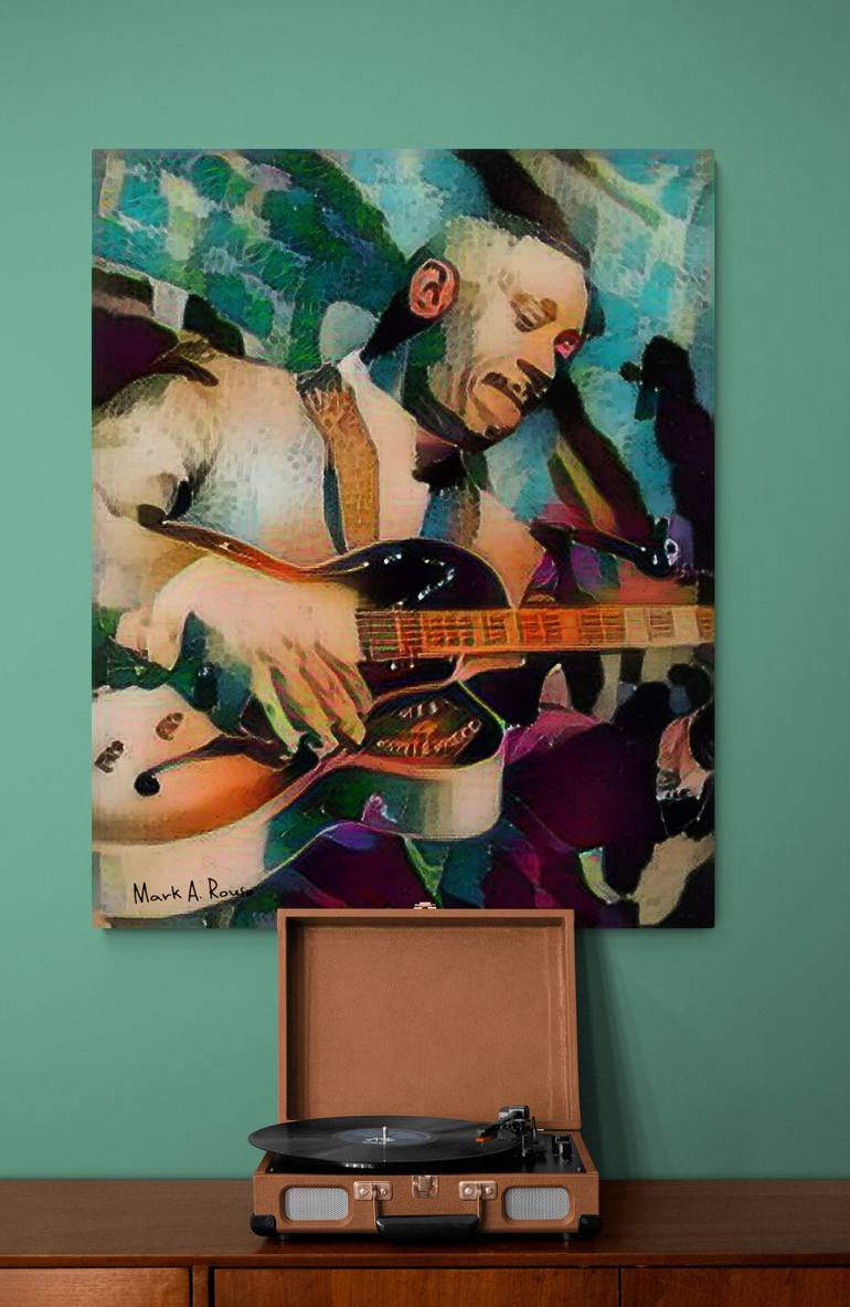 Original Modern Music Mixed Media by Mark Rouse