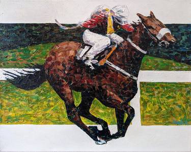 Print of Impressionism Sports Paintings by Richard Powell