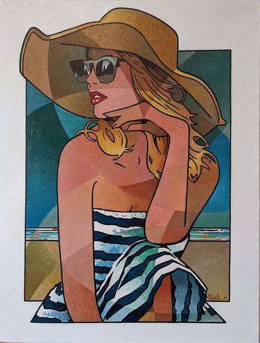 Print of Abstract Fashion Paintings by Richard Powell