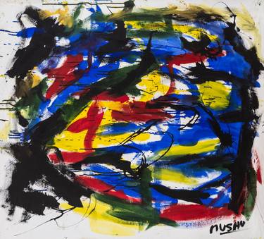 Original Abstract Expressionism Abstract Paintings by MUSHU Painter