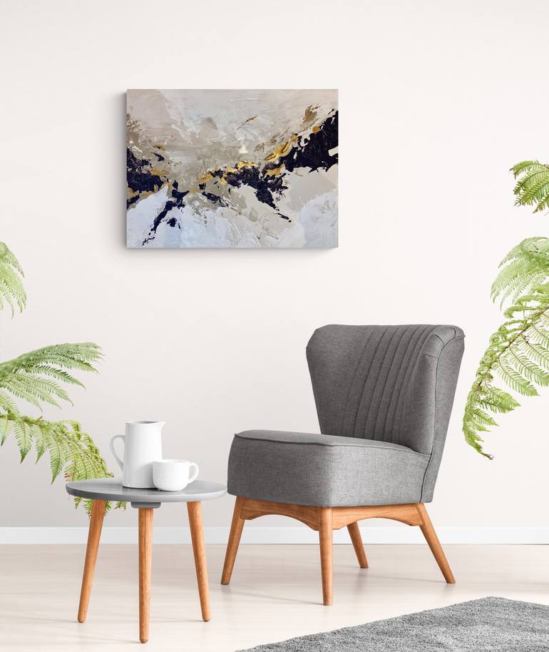 Original Fine Art Abstract Painting by Keryn Leigh Duguid