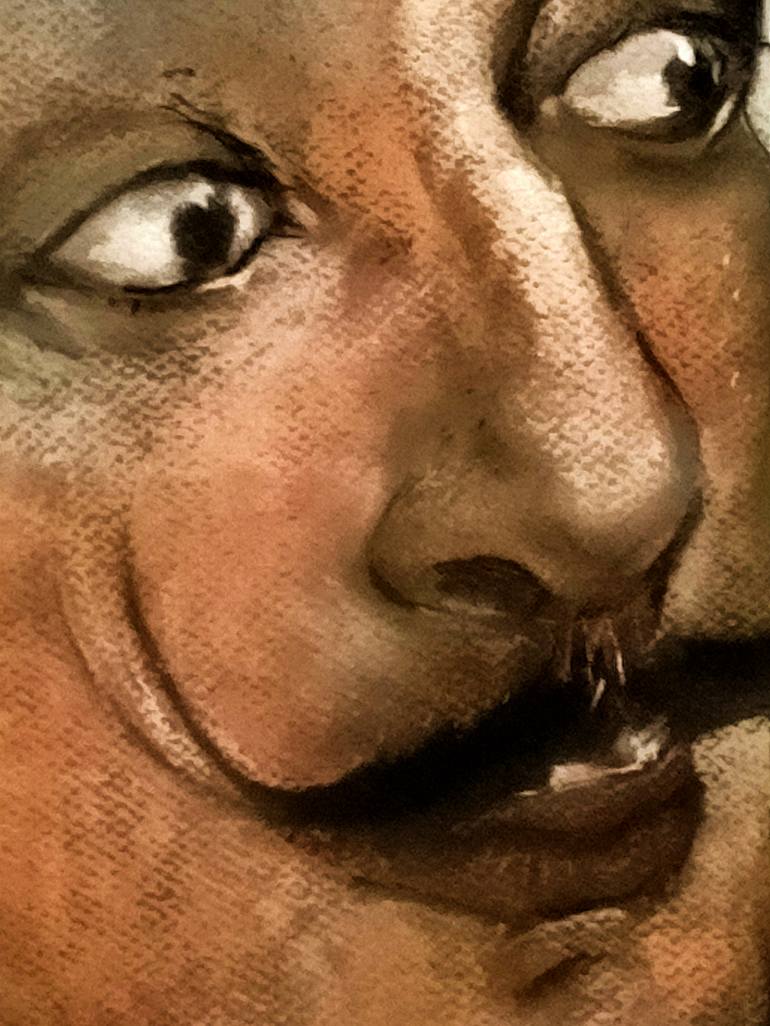 Original Portraiture Pop Culture/Celebrity Painting by Francisco  Valencia