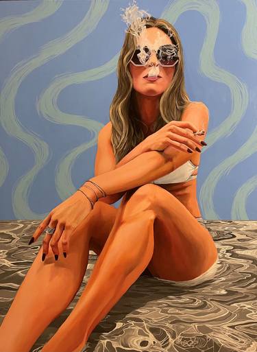 Original Figurative Water Paintings by Jessica Justus