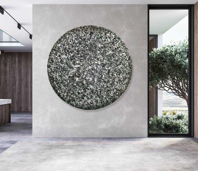 Original Black & White Abstract Painting by Joanna Morani