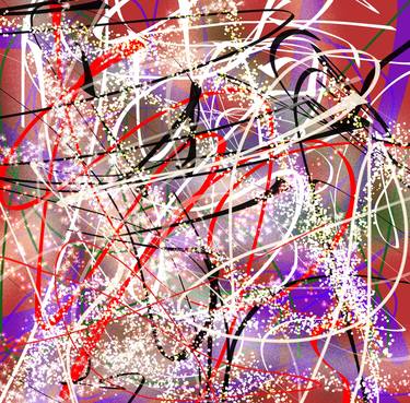 Original Abstract Expressionism Abstract Digital by Ibnu Zakariya