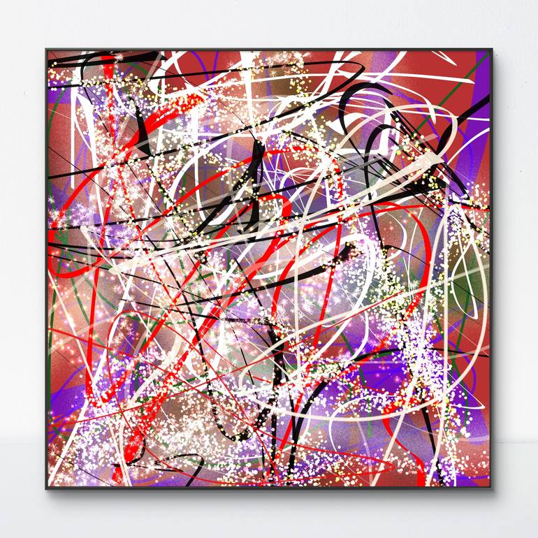 Original Abstract Expressionism Abstract Digital by Ibnu Zakariya
